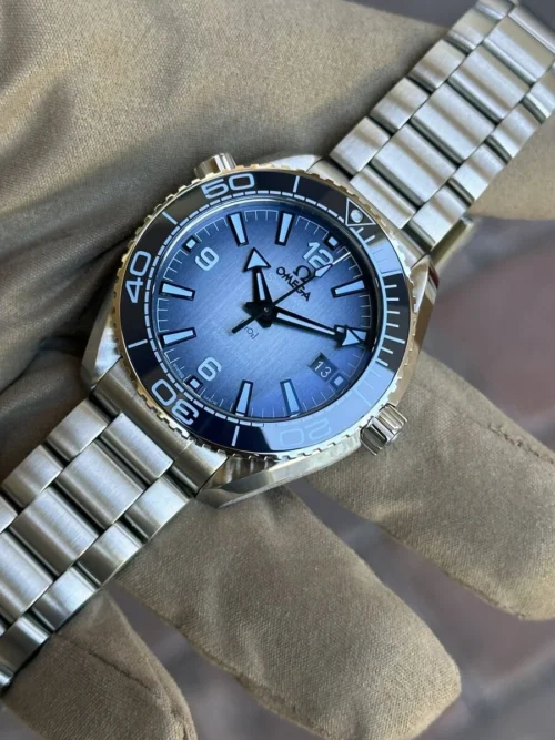 Seamaster 39.5mm VSF 1:1 Best Edition Summer Blue Dial on SS Bracelet SA8800 Super Clone V4